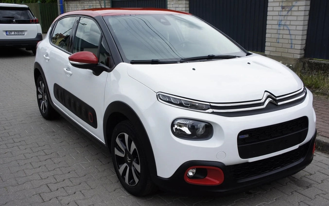 Citroen C3 cena 54800 przebieg: 22000, rok produkcji 2018 z Płock małe 301